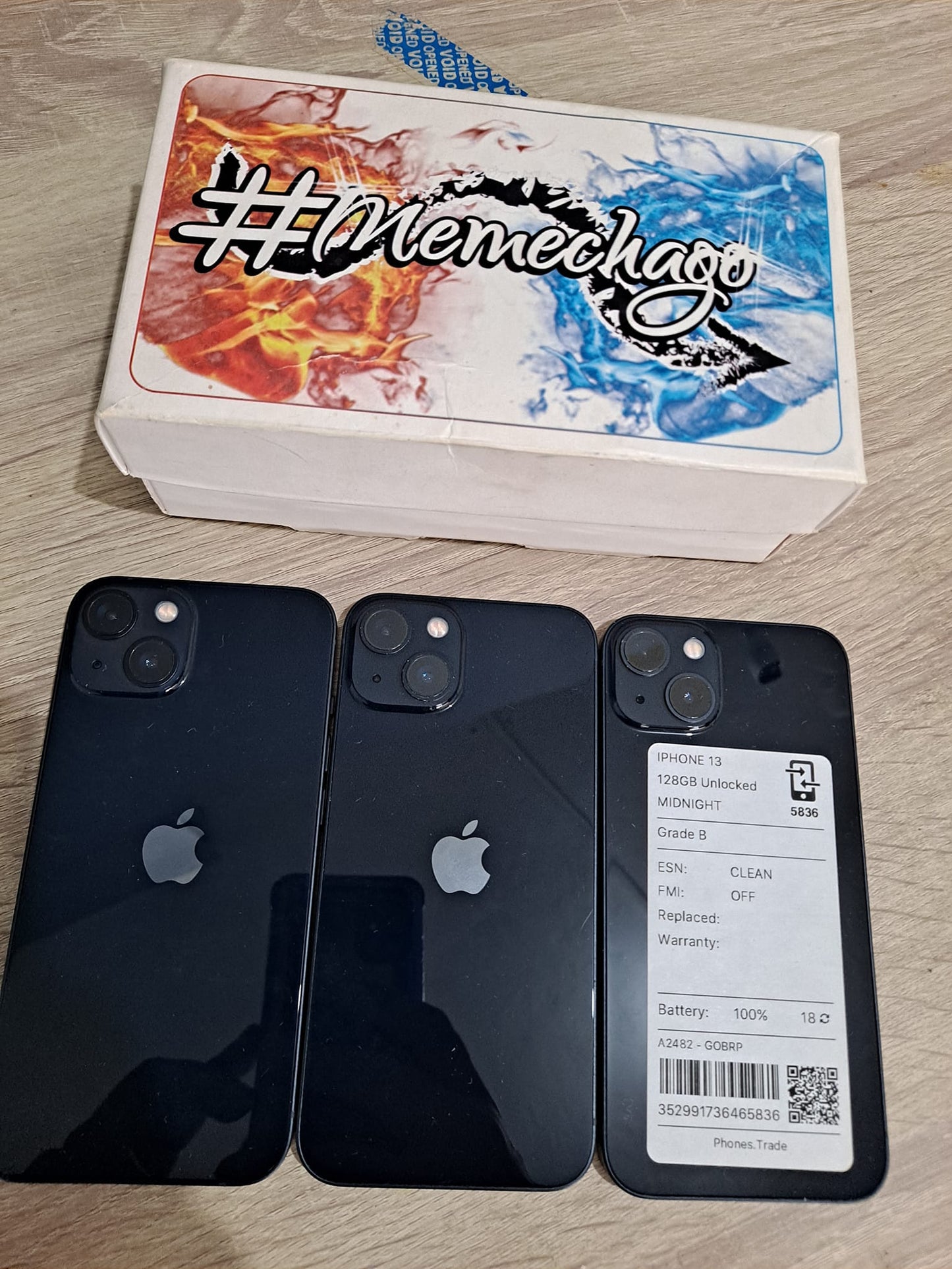 IPhone 13 128gb Libres de Fabrica AB Color Negro